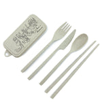 Alice in Wonderland Travel Bamboo Cutlery Set Young Spirit