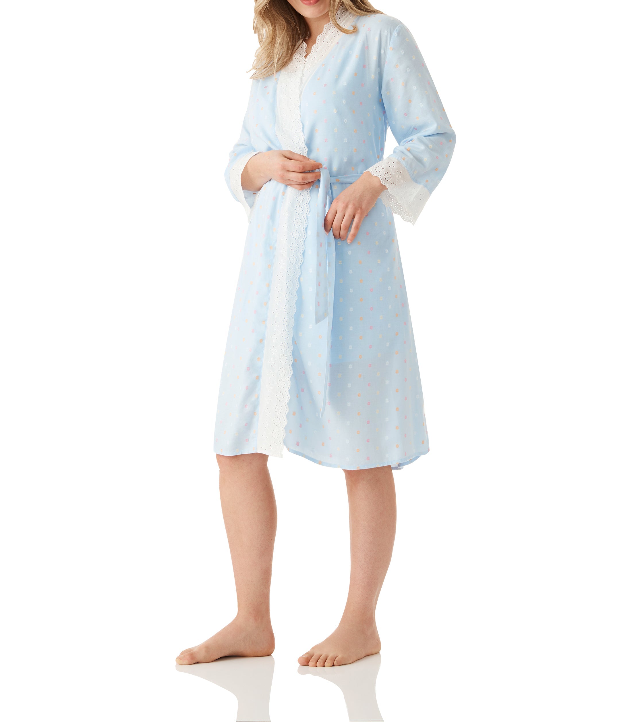 Ari Tile Dressing Gown Magnolia Lounge