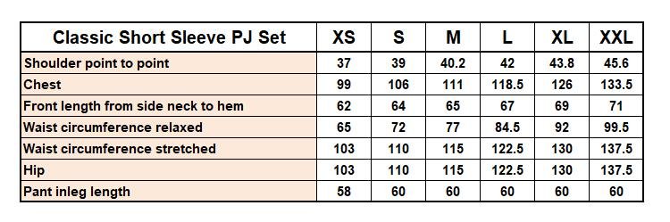 Ari Tile Short Sleeve Pyjama Set with 7/8 pant Magnolia Lounge