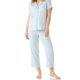 Ari Tile Short Sleeve Pyjama Set with 7/8 pant Magnolia Lounge