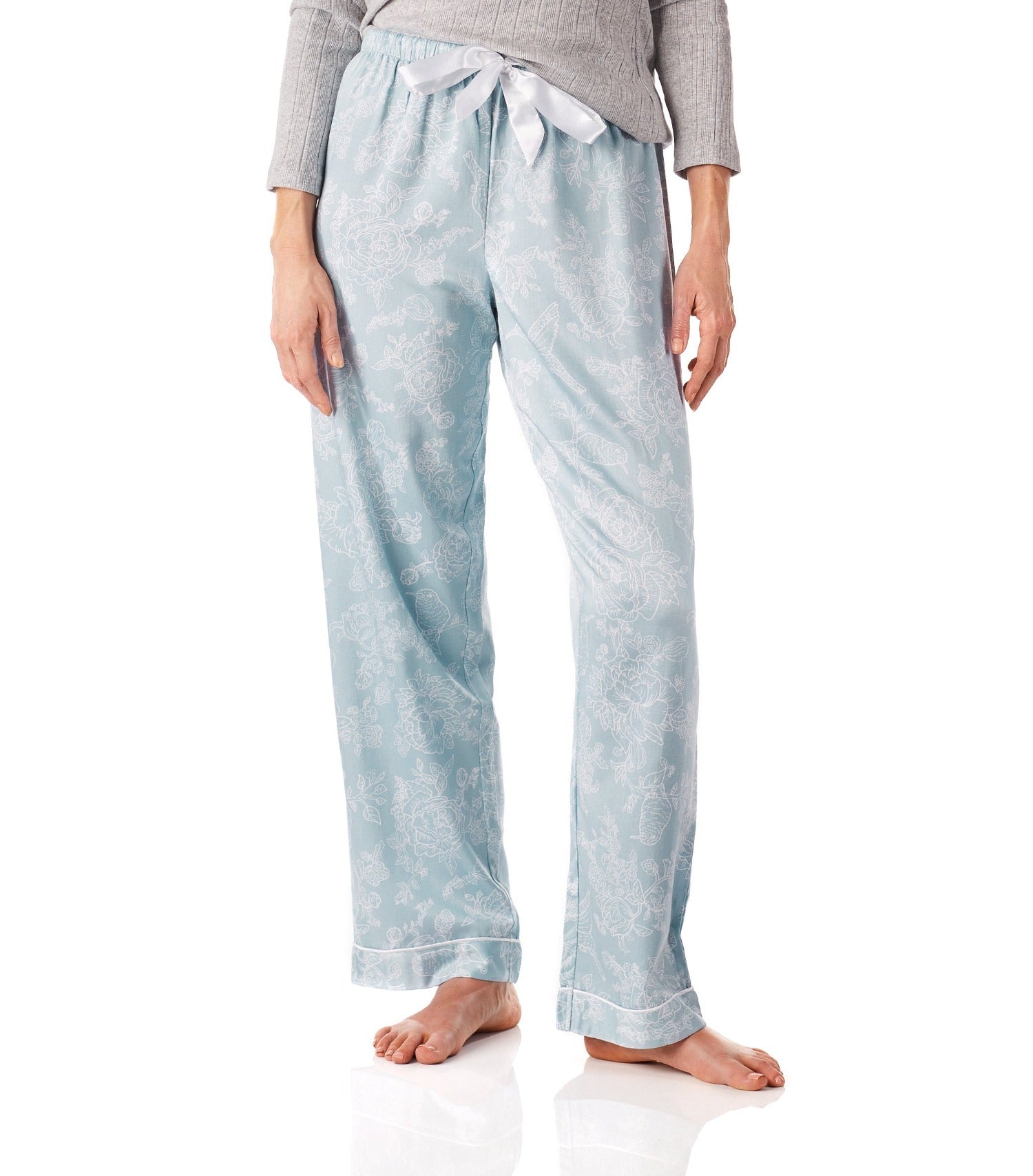 Women's Winter Pyjama Pants | Botanical Viscose Cotton Classic Pyjama Pant | Magnolia Lounge Australia