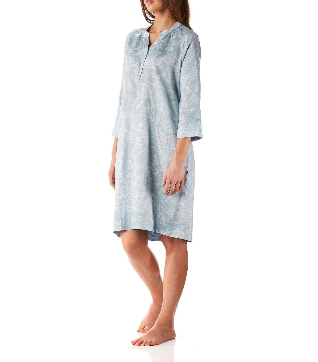 Women’s winter nightie Australia | Botanical Viscose Cotton Nightie | Magnolia Lounge Australia