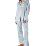 Women’s winter pyjama set Australia | Botanical Viscose Cotton Pyjama Set | Magnolia Lounge Australia