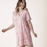 Carli Floral Oriental Tee Nightie Magnolia Lounge