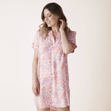 Carli Floral Oriental Tee Nightie Magnolia Lounge