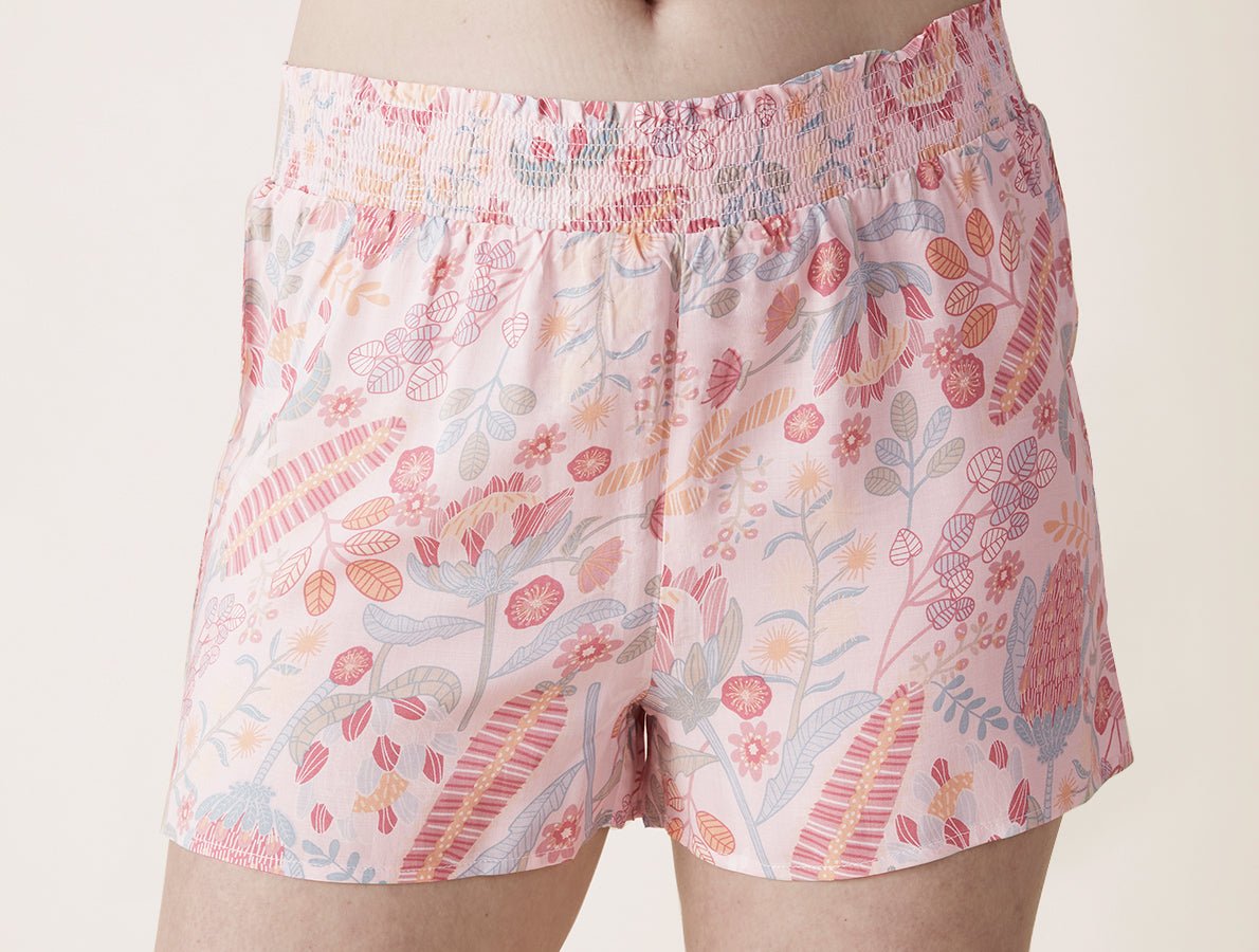 Carli Floral Pyjama Short Magnolia Lounge