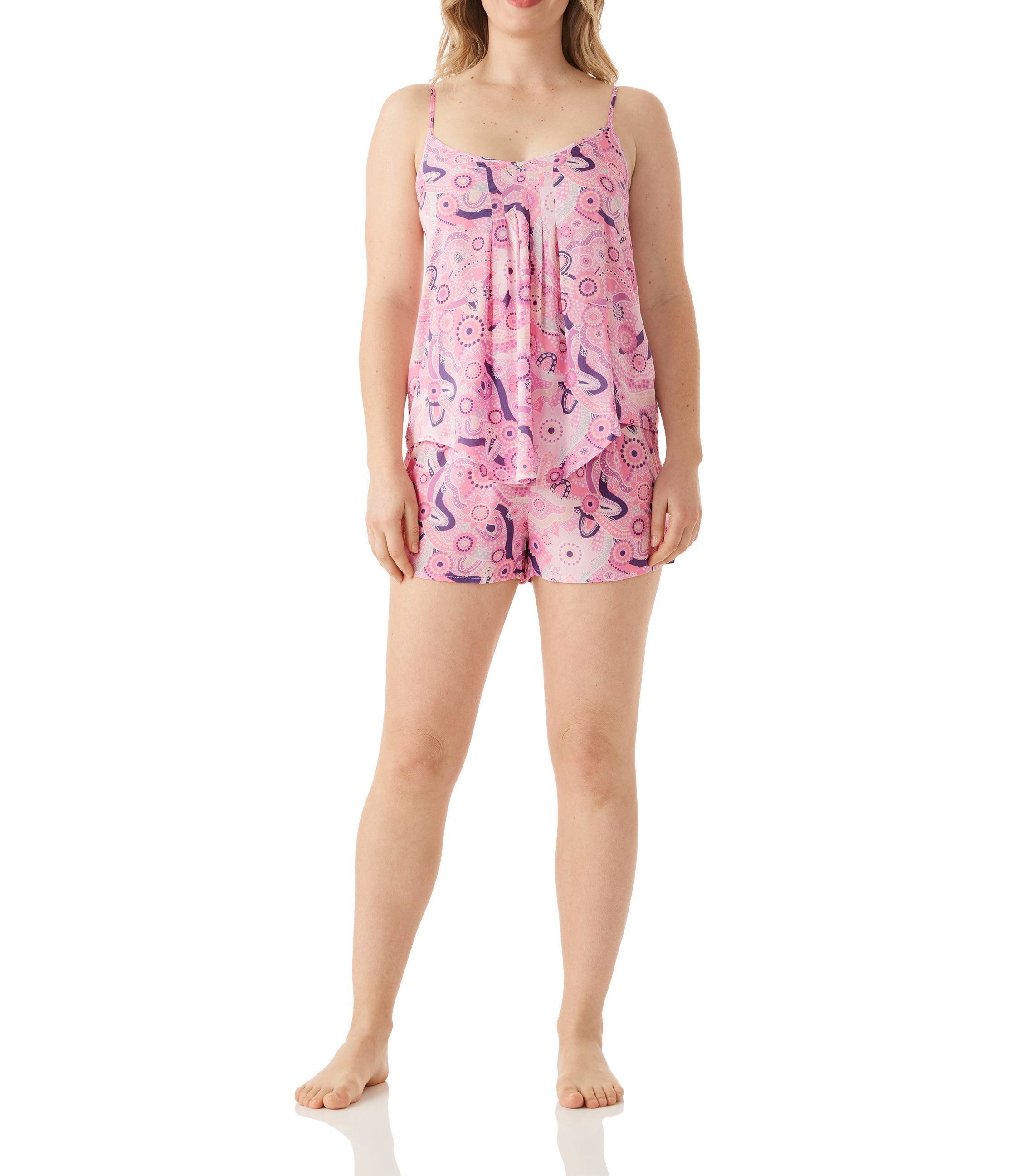 Daydreaming Cami & Short Pyjama Set Magnolia Lounge