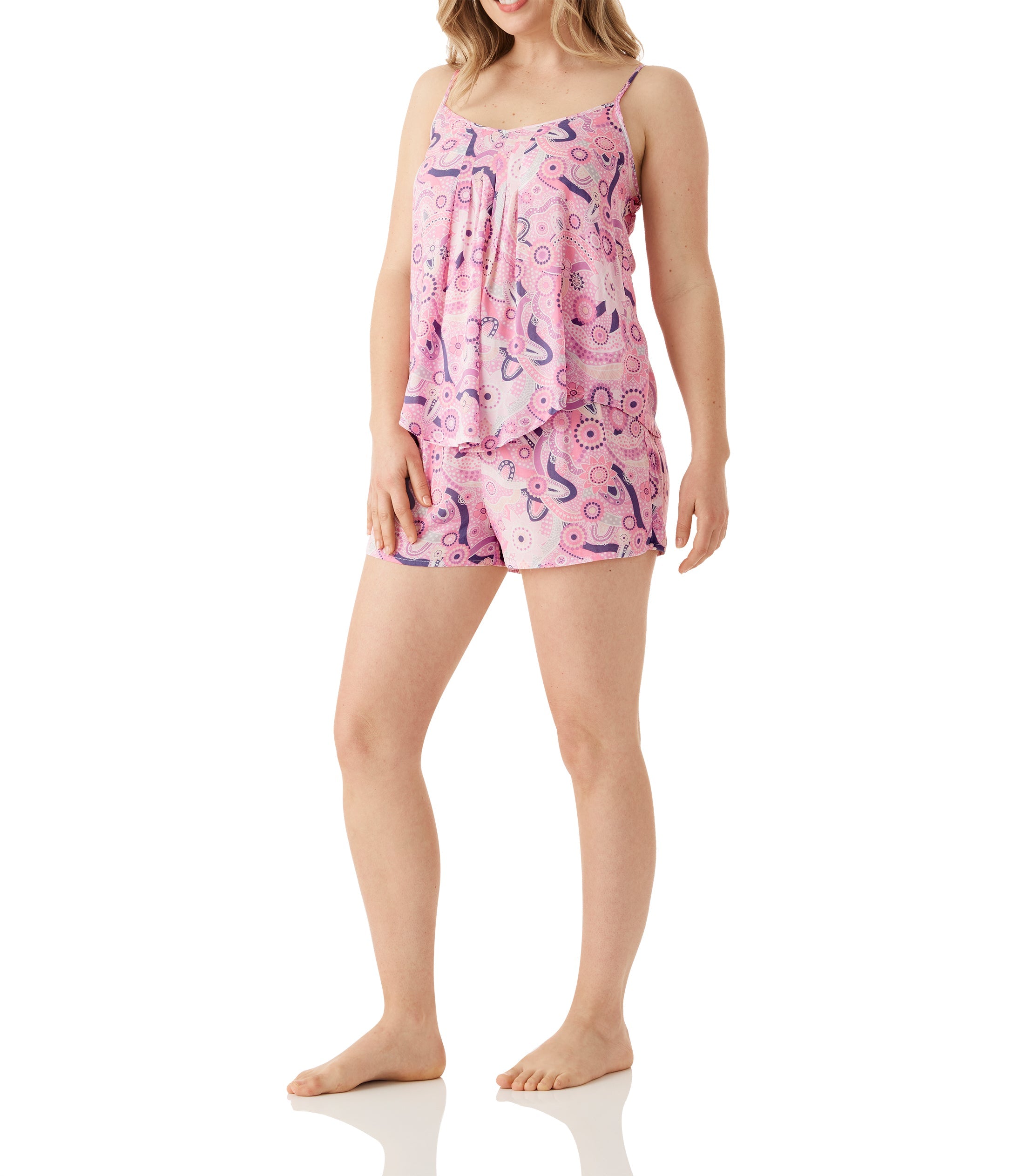 Daydreaming Cami & Short Pyjama Set Magnolia Lounge