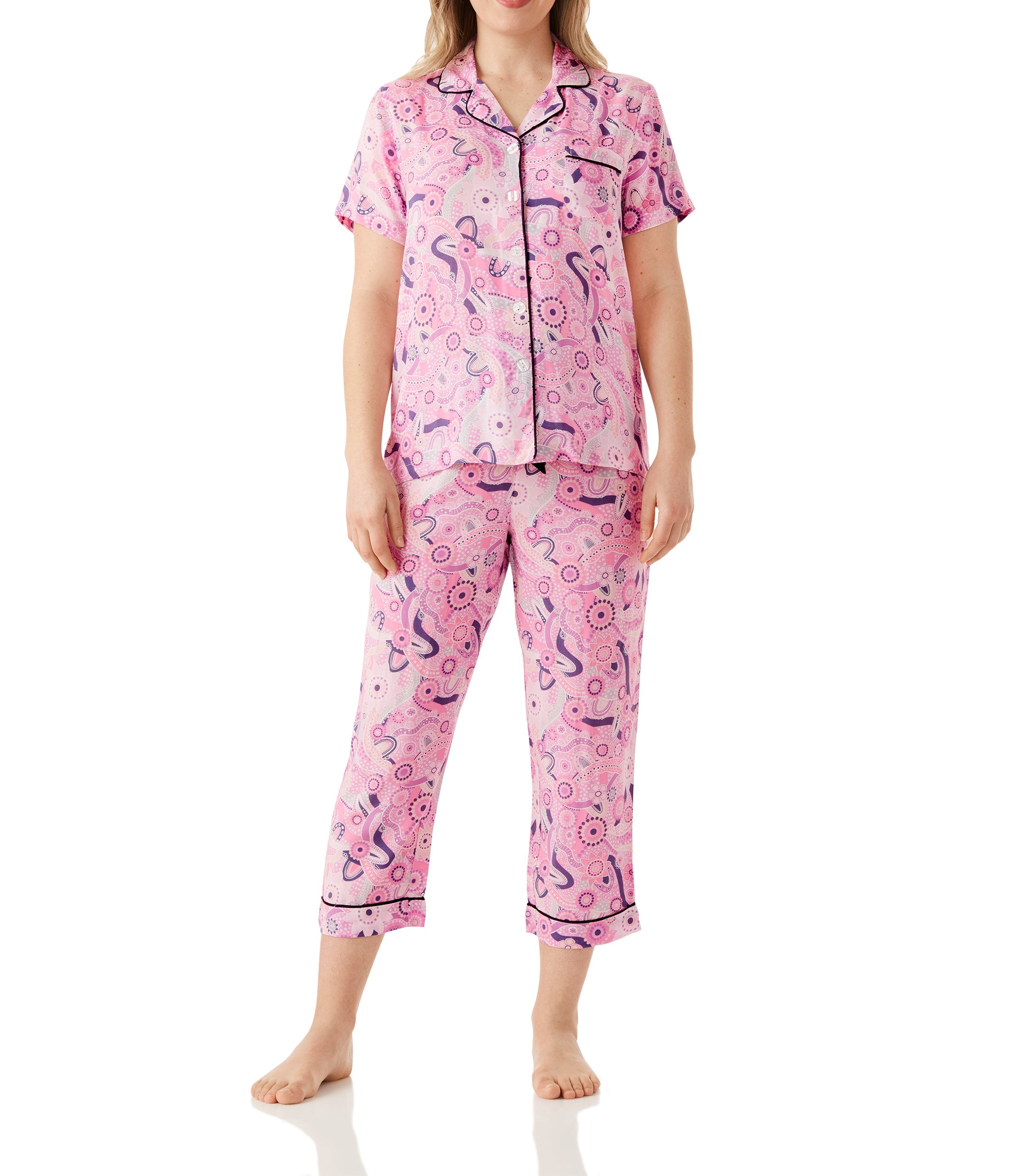 Daydreaming Pyjama Set with 7/8 Pant Magnolia Lounge