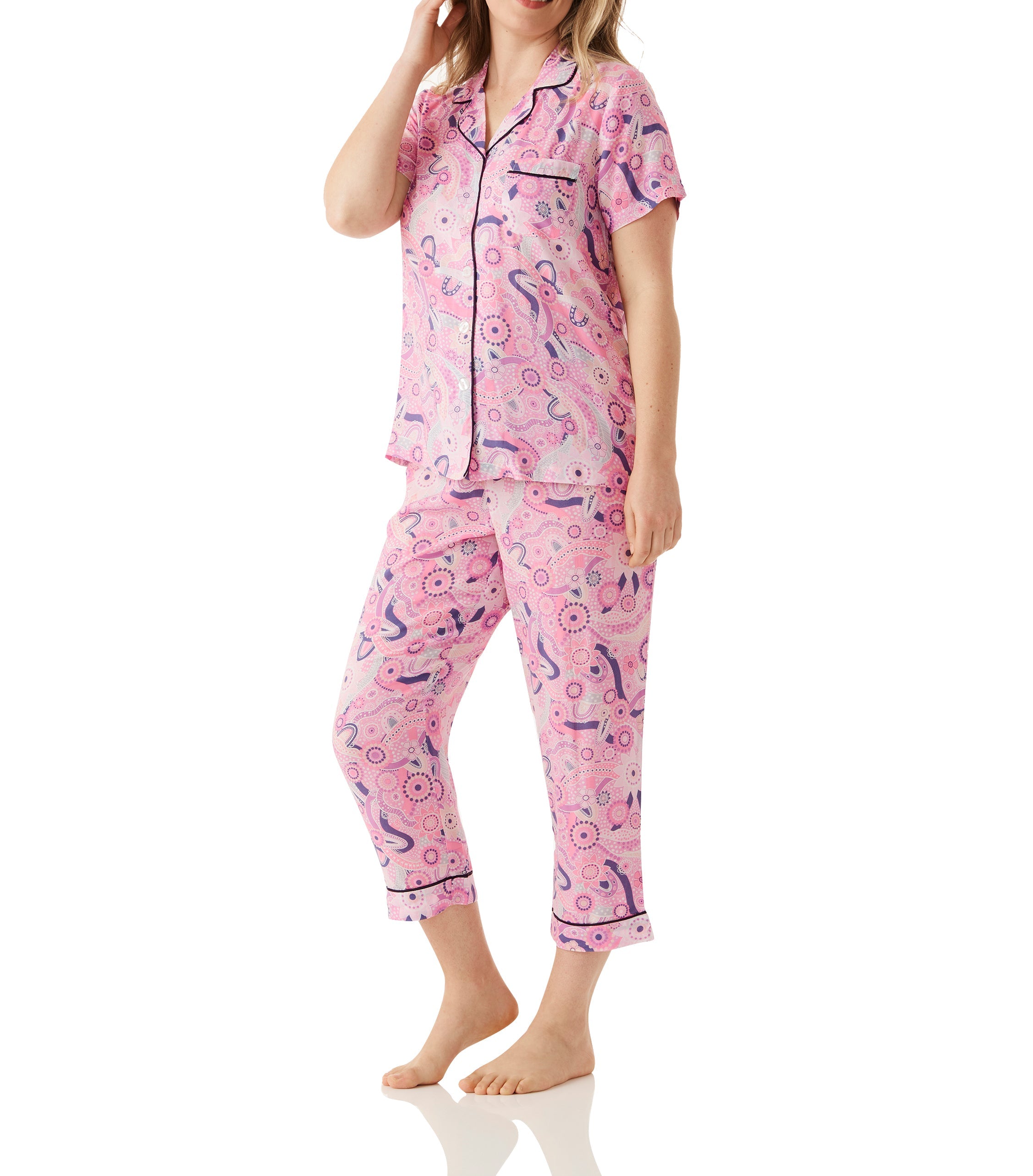 Daydreaming Pyjama Set with 7/8 Pant Magnolia Lounge