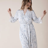 Ella Paisley Dressing Gown Magnolia Lounge