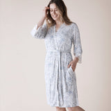 Ella Paisley Dressing Gown Magnolia Lounge