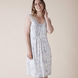 Ella Paisley Lace Trim Nightie Magnolia Lounge