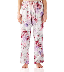 Emilia Floral Viscose Cotton Classic Pyjama Pant Magnolia Lounge