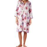 Women’s winter Nightie Australia | Emilia Floral Viscose Cotton Nightie | Magnolia Lounge Australia