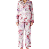 Women’s winter pyjama set Australia | Emilia Floral Viscose Cotton Pyjama Set | Magnolia Lounge Australia