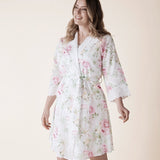 Emma Rose Dressing Gown Magnolia Lounge