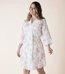 Emma Rose Dressing Gown Magnolia Lounge