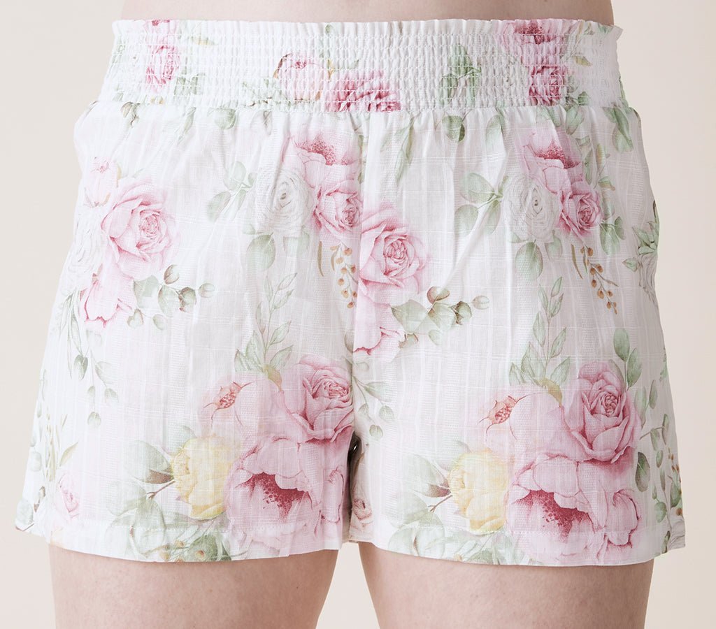 Emma Rose Pyjama Shorts Magnolia Lounge