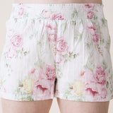 Emma Rose Pyjama Shorts Magnolia Lounge