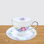 Fine Bone China Floral Cup & Saucer Set Magnolia Lounge