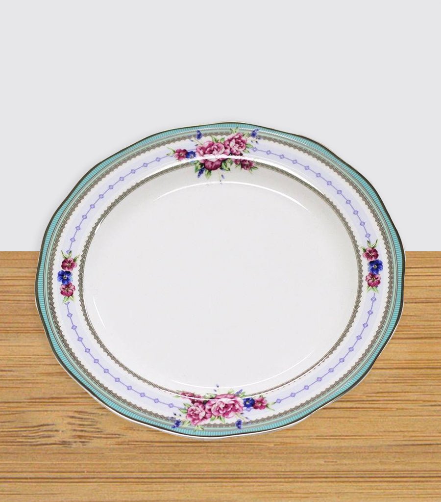 Fine Bone China Rose Dessert Plates (Set of 2) Magnolia Lounge