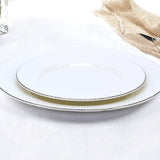 Fine Bone China White Diamond Dessert Plates (Set of 4) The Iris Emporium