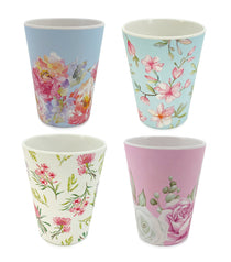 Floral Bamboo Drinking Cup Set Young Spirit