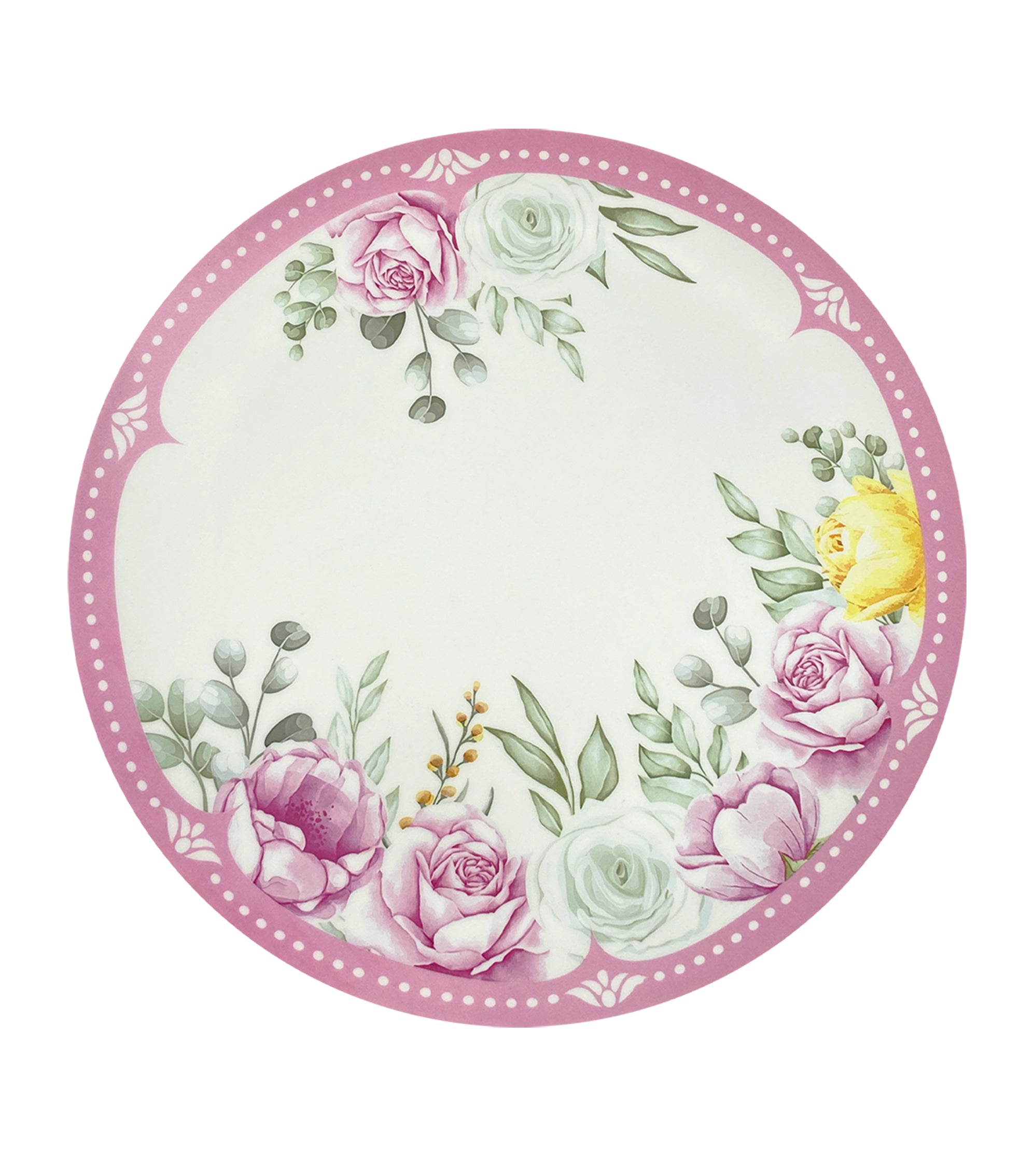 Floral Bamboo Eco Plate Set Young Spirit