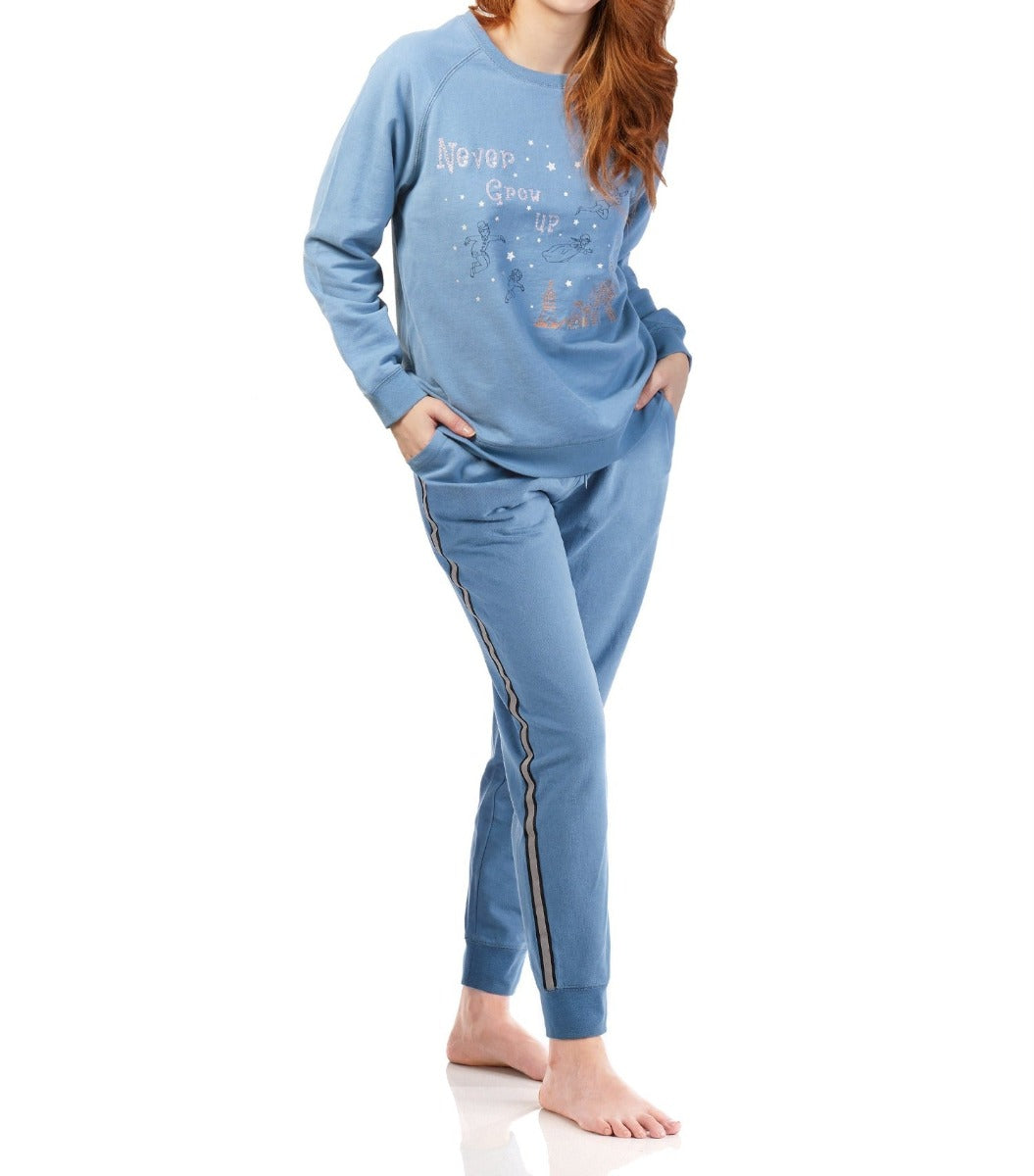 Women's Peter Pan Soft Cotton Sweater with Track Pant Set | Young Spirit Australia