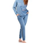 Women's Peter Pan Soft Cotton Sweater with Track Pant Set | Young Spirit Australia