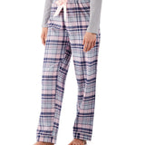 Women’s winter pyjama pants Australia | Isabella Check Flannelette Cotton Pyjama Pants | Magnolia Lounge Australia