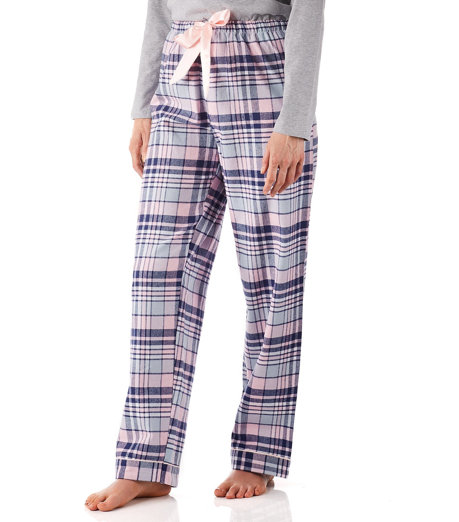 Women’s winter pyjama pants Australia | Isabella Check Flannelette Cotton Pyjama Pants | Magnolia Lounge Australia