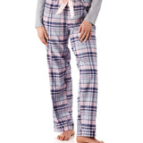 Women’s winter pyjama pants Australia | Isabella Check Flannelette Cotton Pyjama Pants | Magnolia Lounge Australia