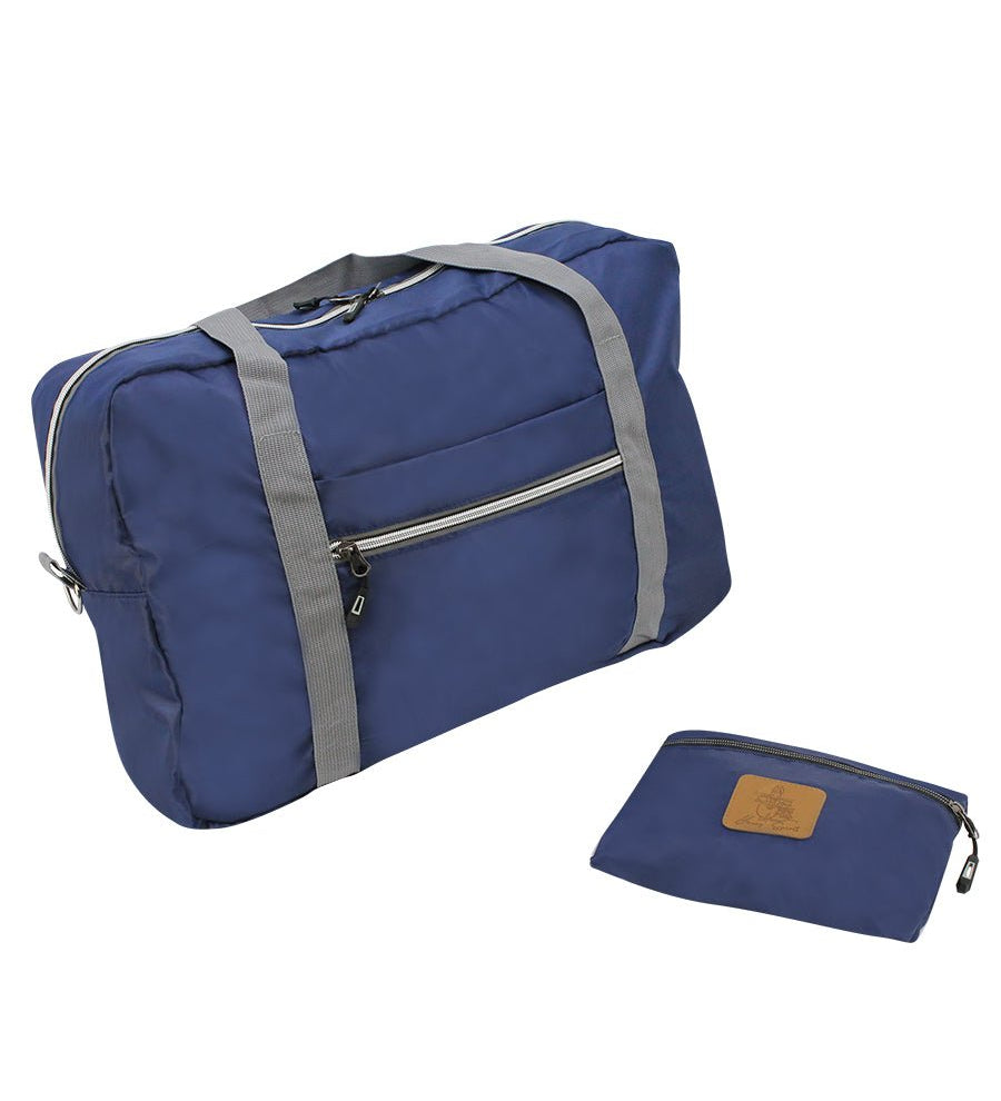 Large Foldable Waterproof Travel Tote Bag - Navy | Magnolia Lounge Australia