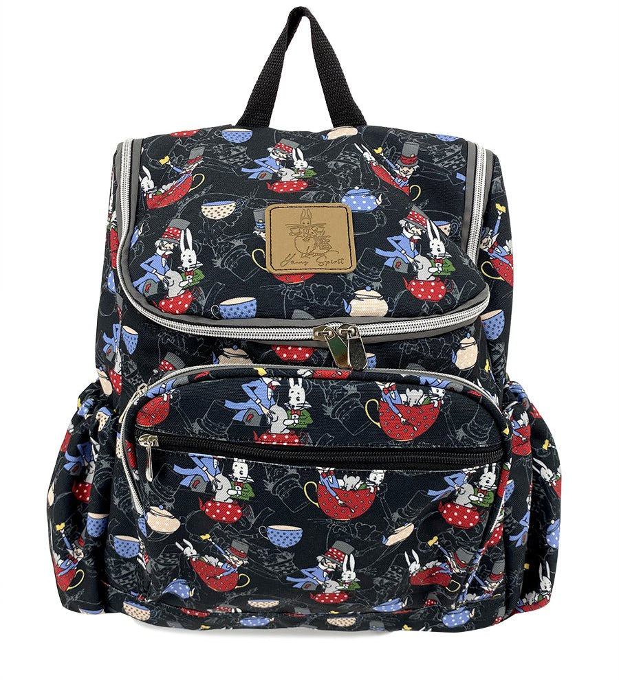 Mad Hatter Canvas Baby Nappy Backpack Young Spirit