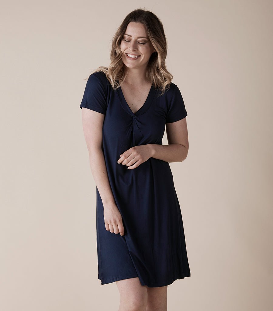 Midnight Sun Sailor Twist Neck Nightie Magnolia Lounge