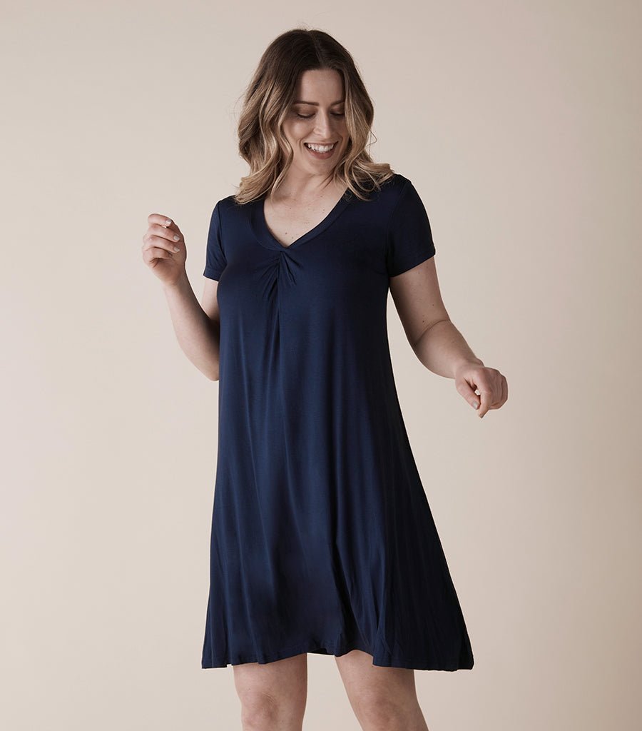 Midnight Sun Sailor Twist Neck Nightie Magnolia Lounge