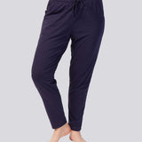 Navy Cotton Blend Stretch Lounge Pant Young Spirit