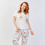 Alice in Wonderland Ladies Cotton Sateen Full Length Pyjama Pant Young Spirit