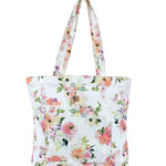 Peony Sunrise Canvas Tote Bag Young Spirit