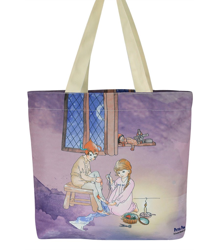 Peter Pan Canvas Daily Tote Shopping Bag Young Spirit
