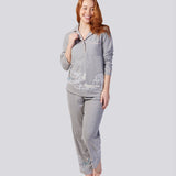 Womens winter pyjama set| Pure Soft Cotton Knit Pyjama Set - Into The Woods | Magnolia Lounge Australia