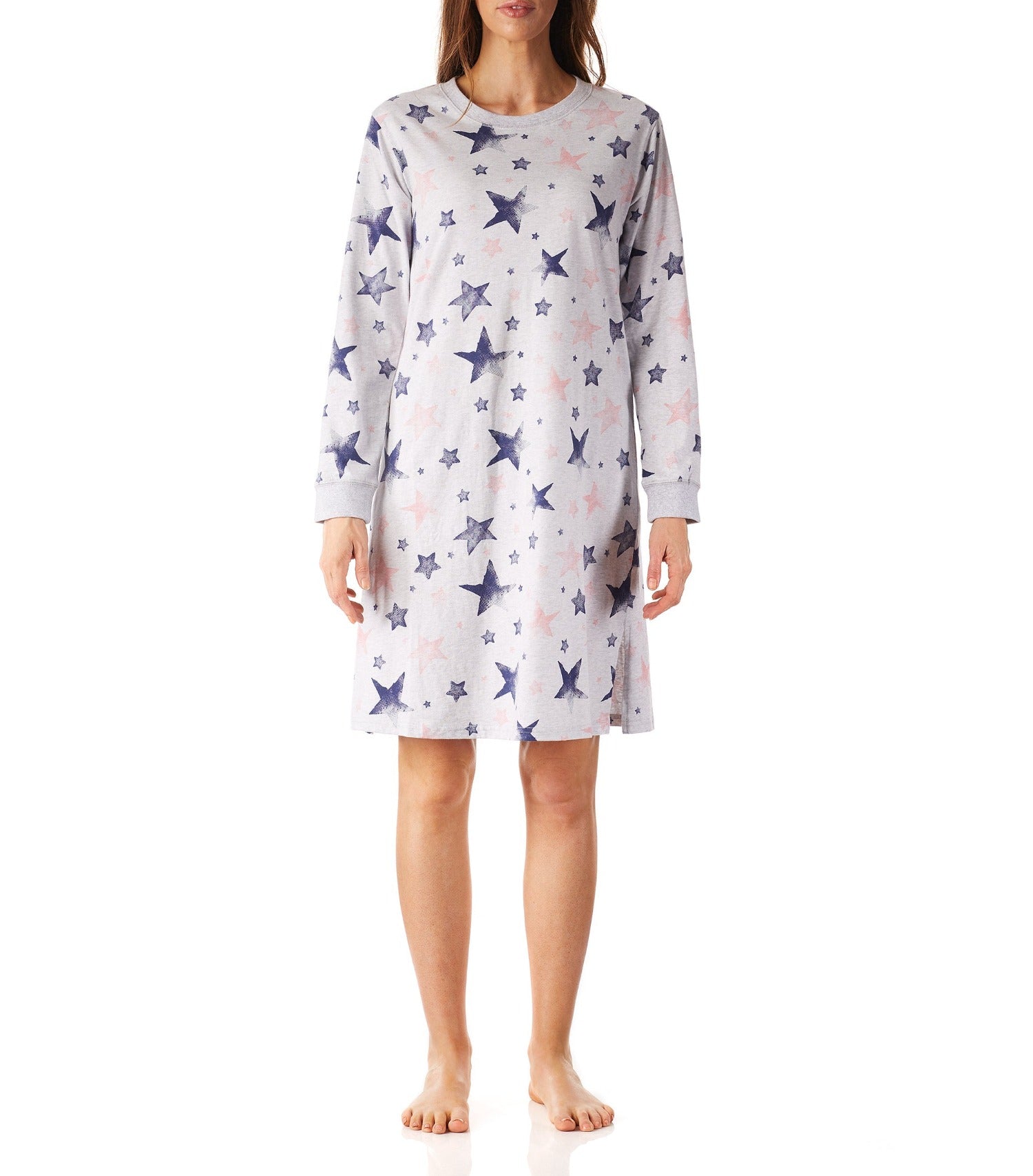 Women’s winter Nightie | Stella Cotton Peached Jersey Nightie | Magnolia Lounge Australia
