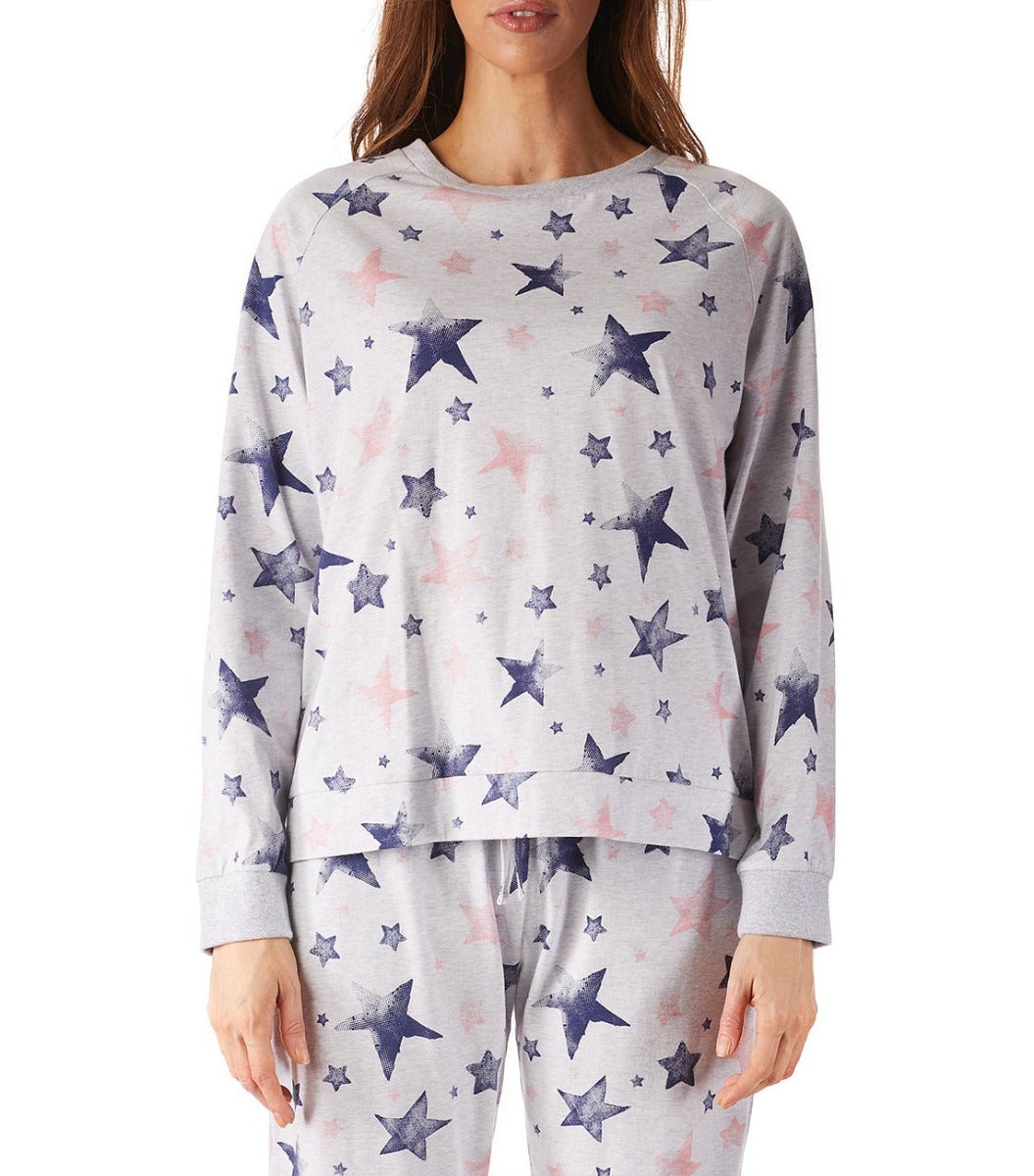  Women’s winter pyjama set | Stella Cotton Peached Jersey Raglan Sleeve Tee & Pant Pyjama Set Magnolia Lounge | Magnolia Lounge Australia