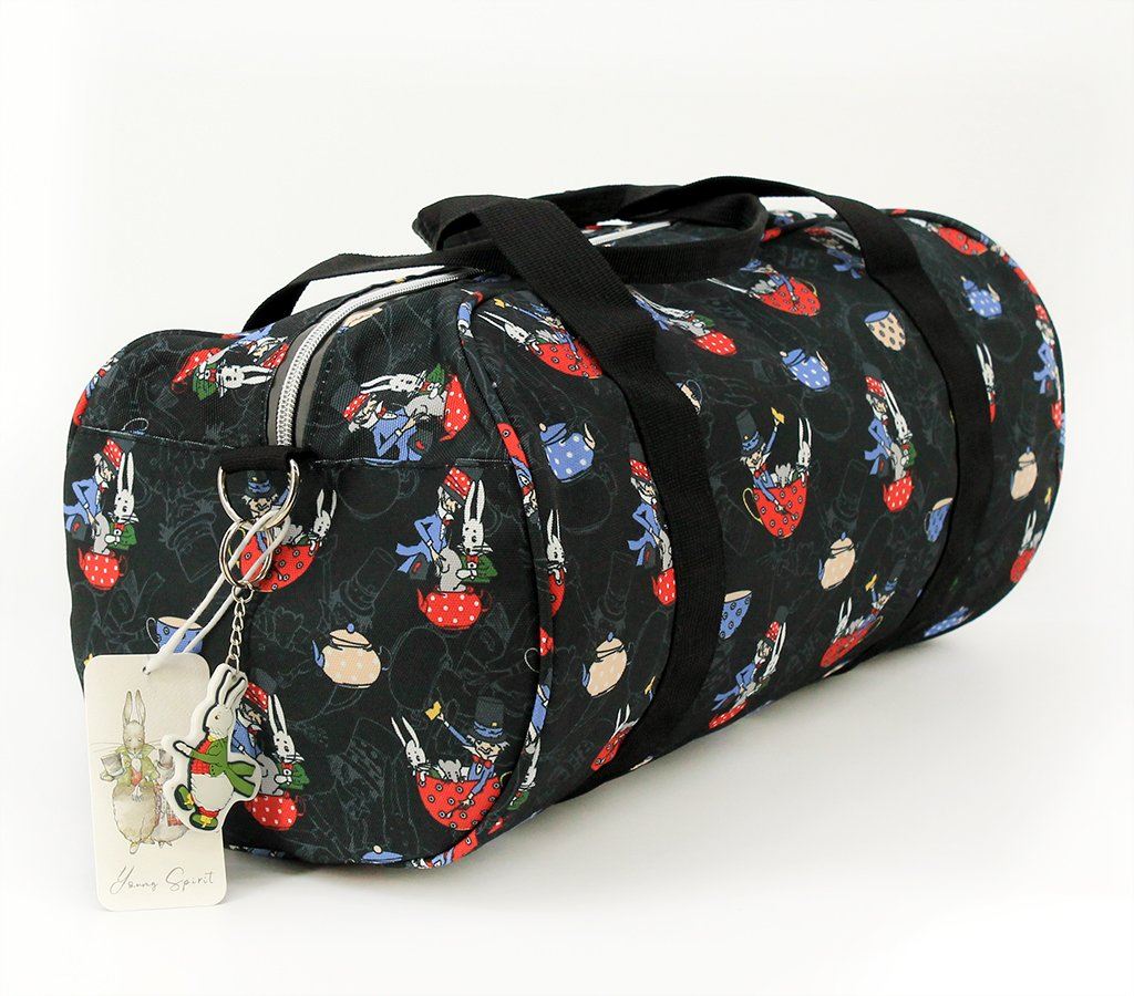 Alice In Wonderland Canvas Carry On Duffle Bag - The Mad Hatter Young Spirit