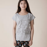 We're All Mad Here T-shirt with Short Set Young Spirit